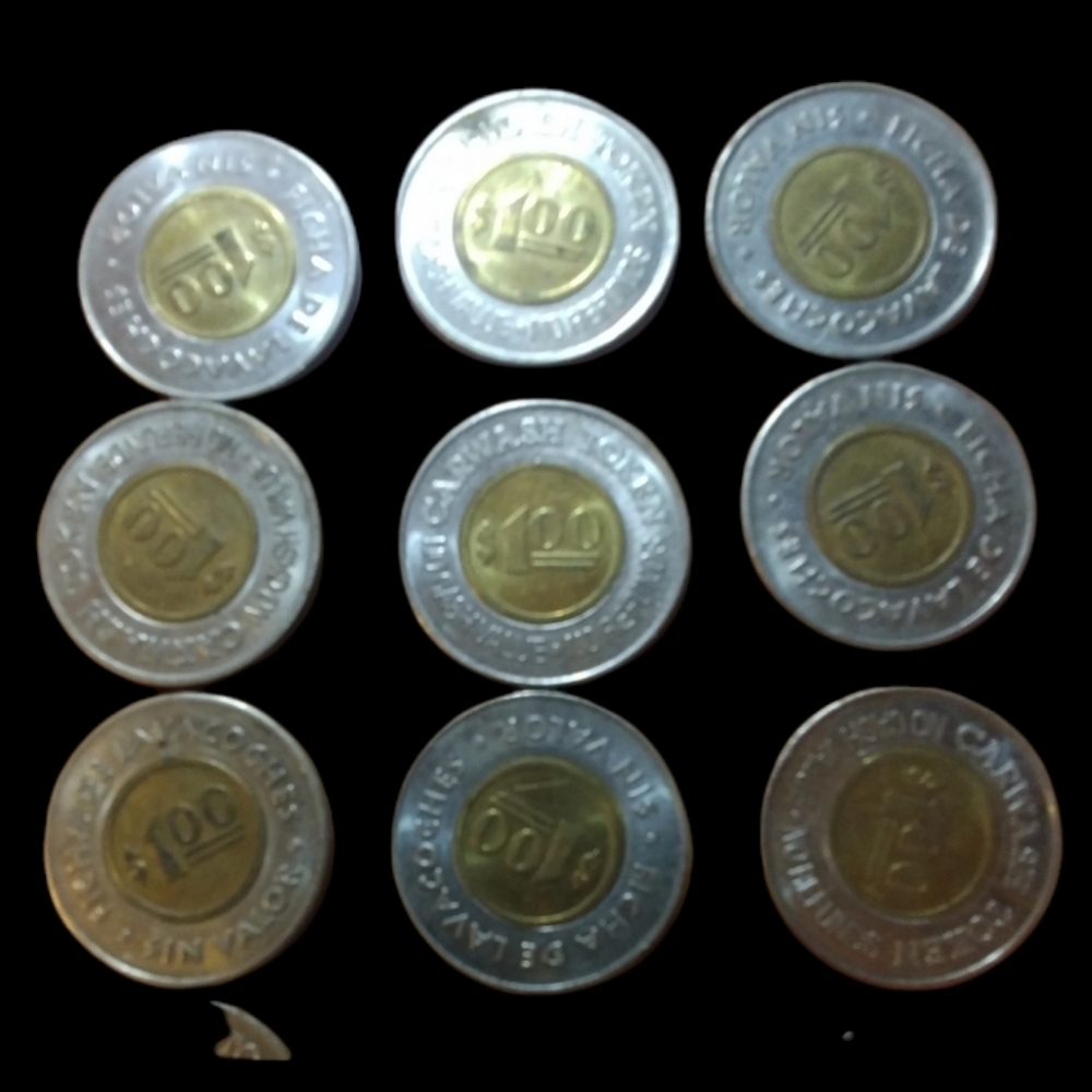 12 Car Wash Tokens